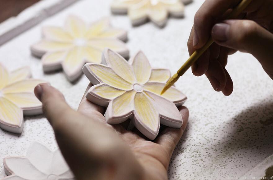 FLOWER HANDGLAZING