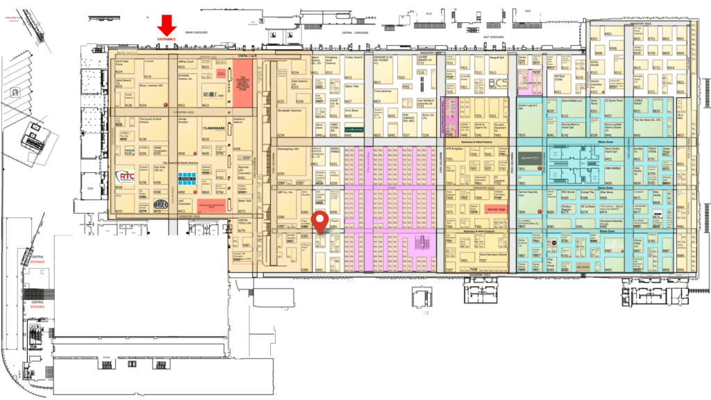 Coverings2026 Map All