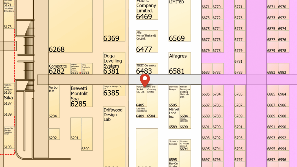 Coverings2026 Map All
